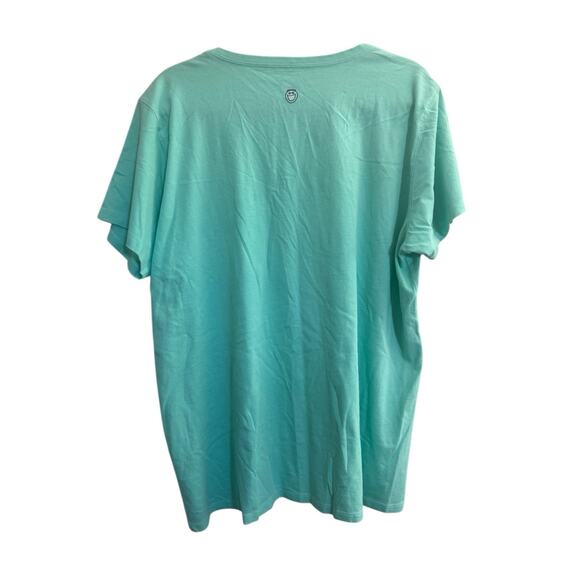 NWT Life is Good Womens XXL Hello Sunshine Watering Can Vneck Tshirt Top #5821 - Picture 4 of 12